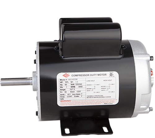 Air Compressor Motors, Single Phase ODP