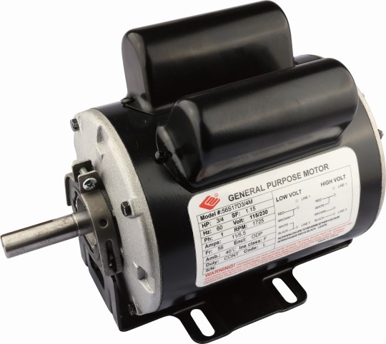 Resilient Base Motor 1-PH ODP
