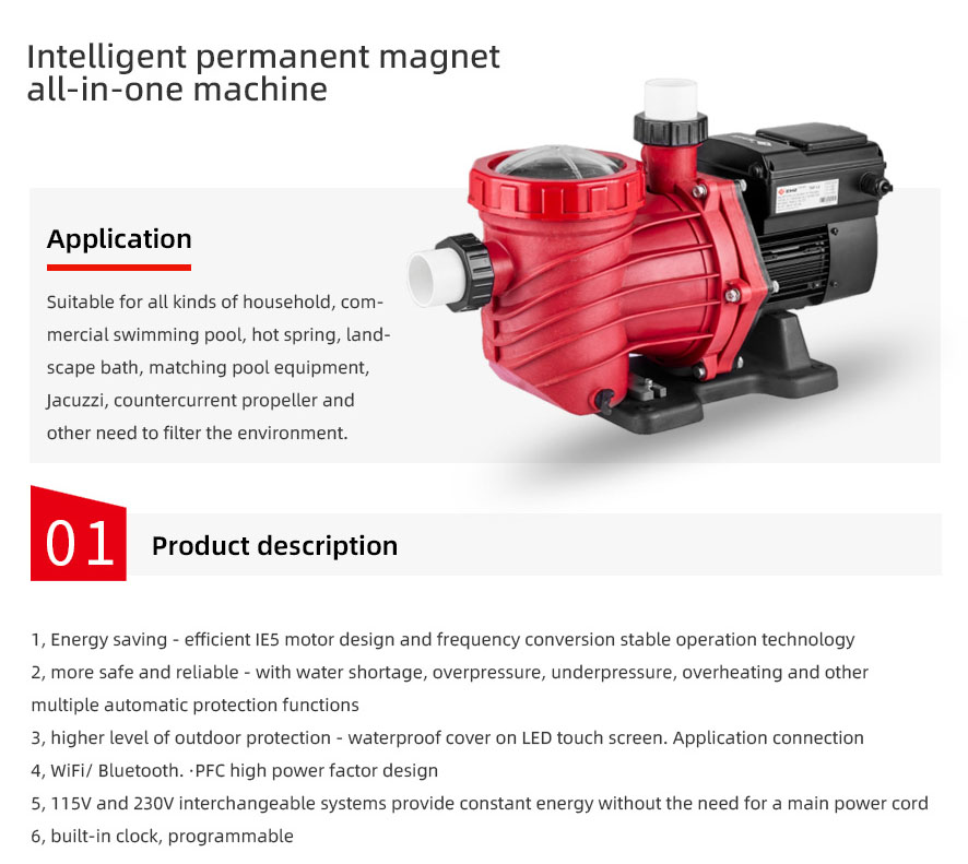 Intelligent permanent magnet all-in-one machine